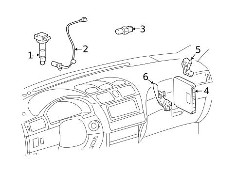 Ignition System for 2007 Toyota Solara #0