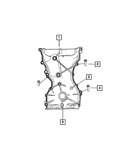 Timing Belt/Chain and Cover and Balance Shaft for 2008 Jeep Compass #2