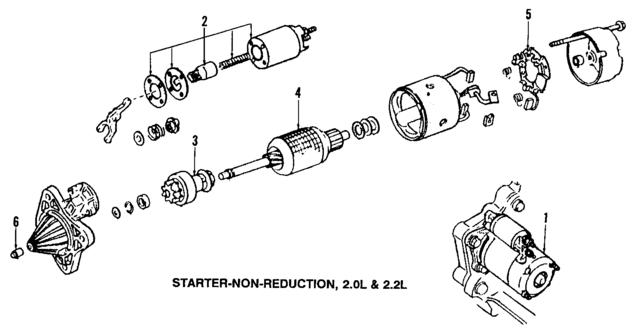 F24018400R00 - : Starter for Mazda Image
