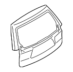 60809SG0209P - Body: Lift Gate for Subaru: Forester Image