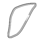 72815TX6A01 - Body: Body Weather-strip for Acura: ILX Image