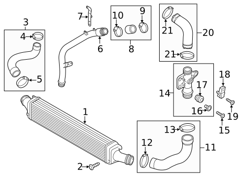 Intercooler for 2015 Audi A7 Quattro #0