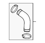 4G0145737AG - Cooling System: Upper Hose for Audi: A6 Quattro, A7 Quattro Image