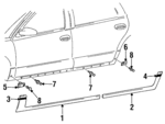 5011310AA - Body: Rocker Molding for Chrysler: LHS, New Yorker Image