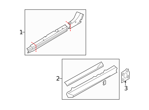 Rocker for 2013 Subaru Tribeca #0