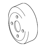 1617328020 - : Pulley for Scion: tC, xB | Toyota: Camry, Corolla, Highlander, Matrix, RAV4, Solara Image