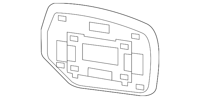 Genuine OEM Subaru 91054VA211 Driver Side Mirror Lower Cover – Left, New