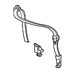 6C3Z28611B08AAA - Body: Seat Belt Lap And Shoulder Belt for Ford Image