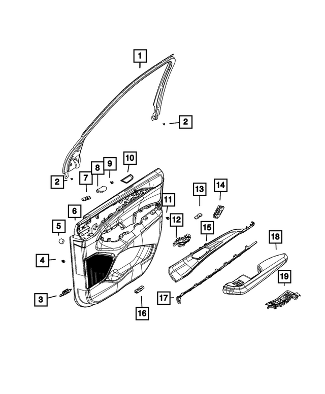 « 68491671AG – Interior Trim : Grille De Haut-parleur EmblÈme pour Mopar Image »