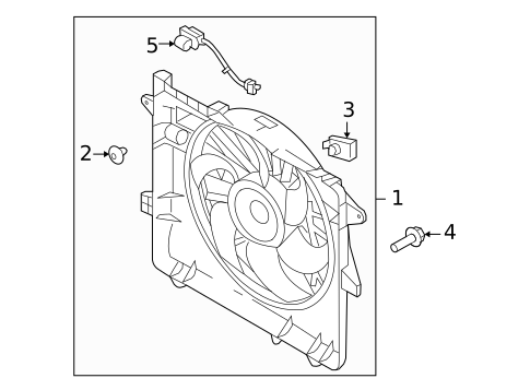 Cooling Fan, Clutch & Motor for 2010 Ford Mustang #0
