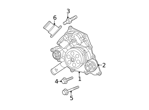 Water Pump for 2007 Jeep Commander #0