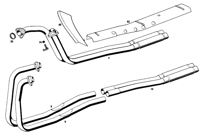 1134900920 - : Exhaust Pipe for Mercedes-Benz Image