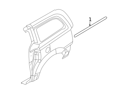 Exterior Trim - Side Panel for 2019 Dodge Grand Caravan #0