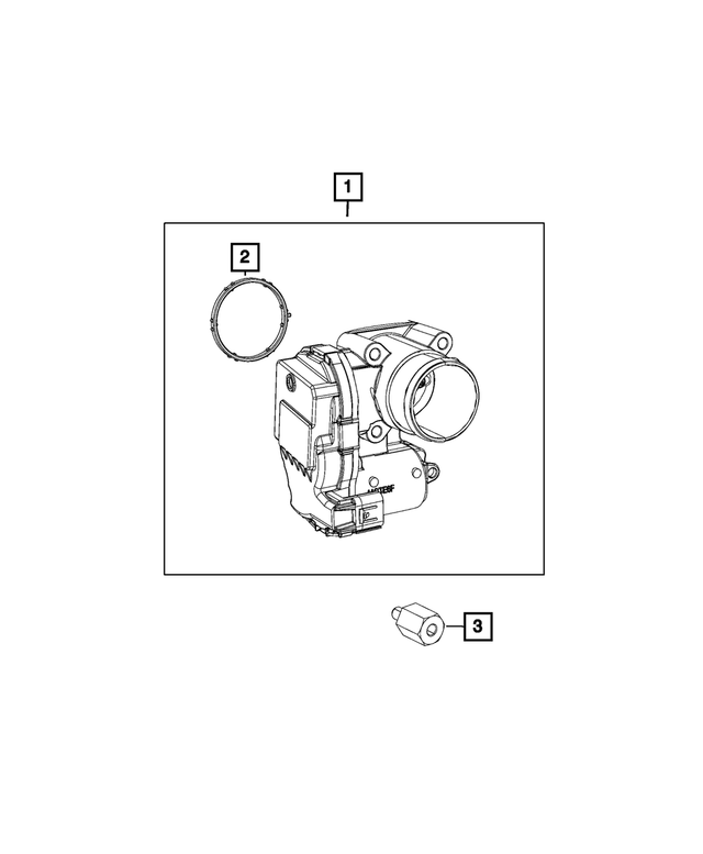 68568421AA - Fuel and Accelerator Pedal: Throttle Body for Mopar Image image