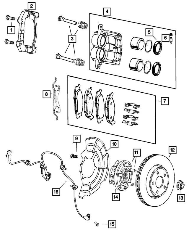 68052365AA - Brakes: Brake Bleeder Screw for Mopar Image image