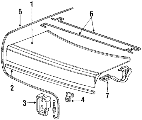 Trunk for 1985 Honda Accord #0