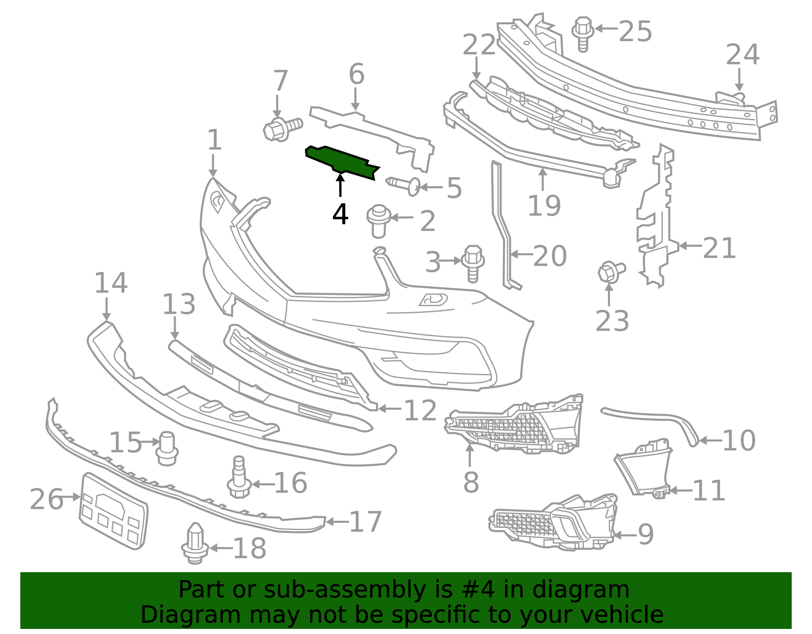 2017-2020 Acura MDX Bumper Cover Spacer 71193-TZ5-A10 | OEM Parts