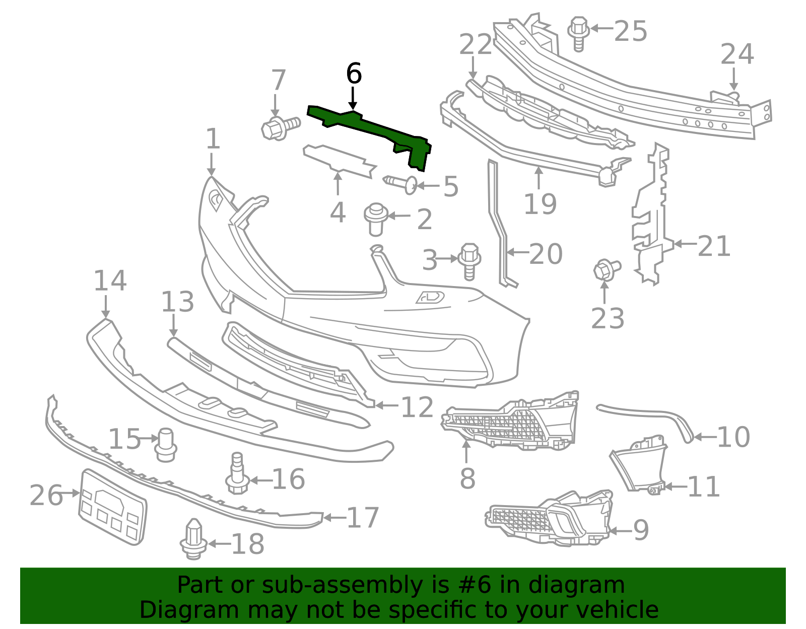 2017-2020 Acura MDX Front Left Driver Side Upper Bumper Corner