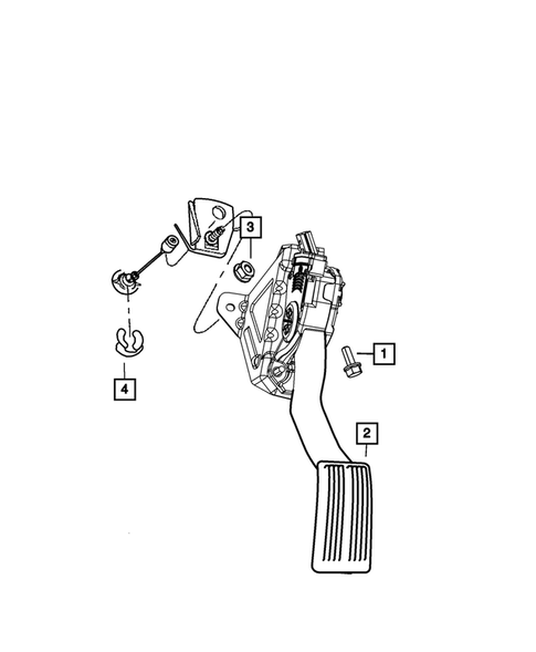 Accelerator Pedal for 2008 Dodge Ram 1500 #3