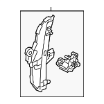 834021W010 - Body: Window Regulator for Kia Image