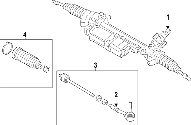 32105B78085 - : Rack And Pinion Assembly for BMW Image