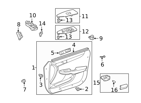 Bulbs - Chassis for 2003 Lexus ES300 #7