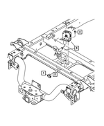 52021649AA - Wheels: Spare Tire Winch Tube Grommet for Mopar Image