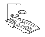 15922963 - : Pkg Tray Trim for Cadillac: DTS Image