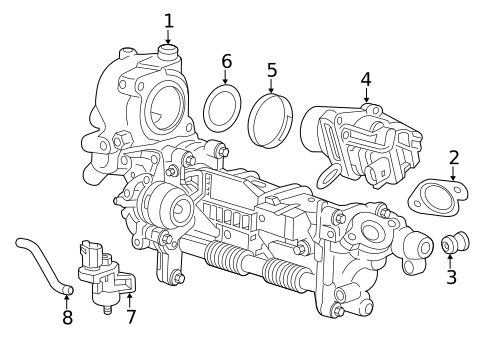 EGR System for 2019 GMC Terrain #0