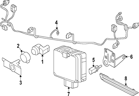 Parking Aid for 2024 Volkswagen Atlas #0