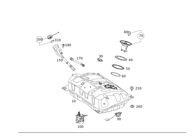 9908103 - Fuel System: Screw W Washer Assembly for Mercedes-Benz Image image