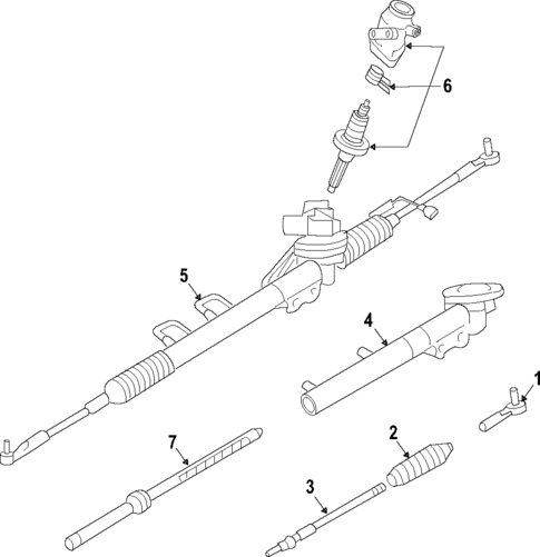 Steering Gear & Linkage for 2016 INFINITI QX50 #0