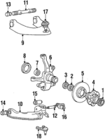 MB160670 - Suspension: Drive Axle Shaft Bearing for Dodge: Power Ram 50, Raider, Ram 50 Image