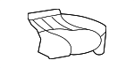 XR845521SEL - Body: Seat Cushion for Jaguar Image