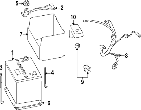 Battery for 2025 Subaru Crosstrek #0