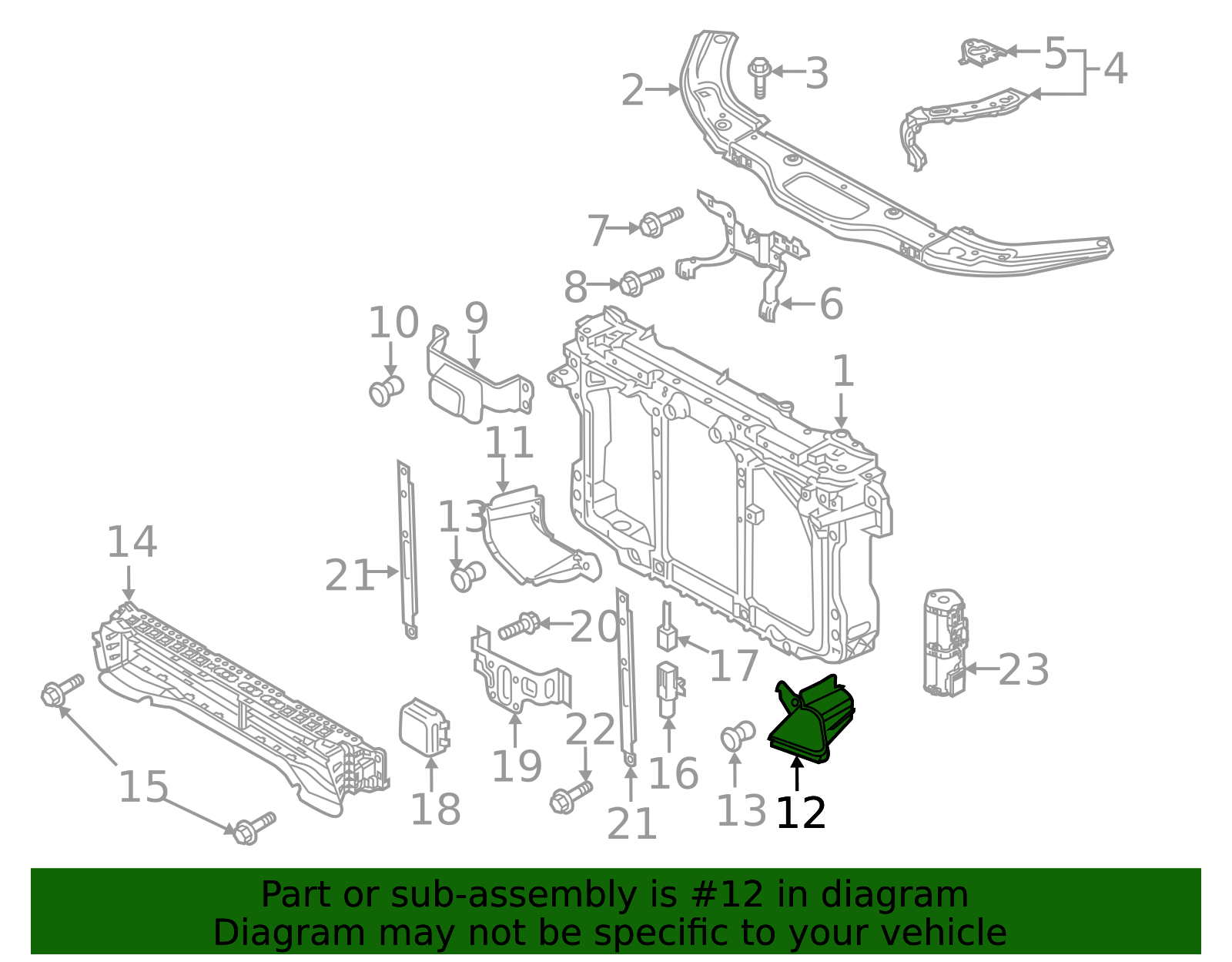 2014-2017 Mazda 6 Seal - Driver's Side (LH) GHP9-56-253