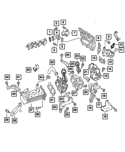 EGR System for 2010 Jeep Patriot #0