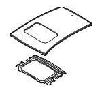 DLYD70600 - Body: Roof Panel for Mazda: CX-3 Image