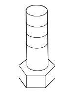 5484907000 - Suspension: Bumper Bolt for Hyundai: Accent, Santa Fe, Santa Fe Sport, Santa Fe XL, Veloster Image