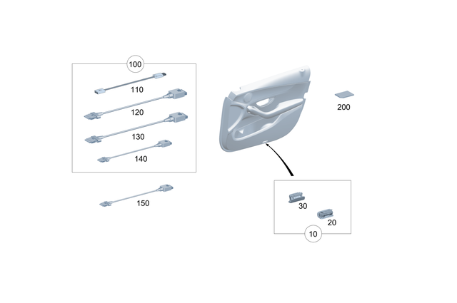 2239069006 - : Projector for Mercedes-Benz Image