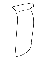 95B807819C041 - : Side Cover for Porsche: Macan Image