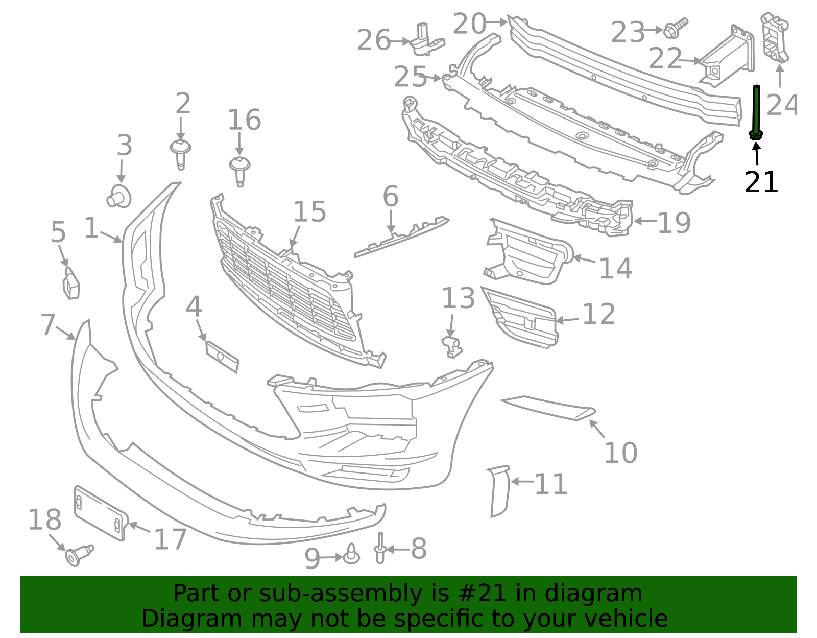 Impact Bar Mount Bolt - Porsche (N-100-362-03)