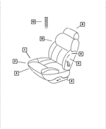 5093532AA - Interior Trim: Seat Cushion Frame, Right &amp; Left for Mopar Image