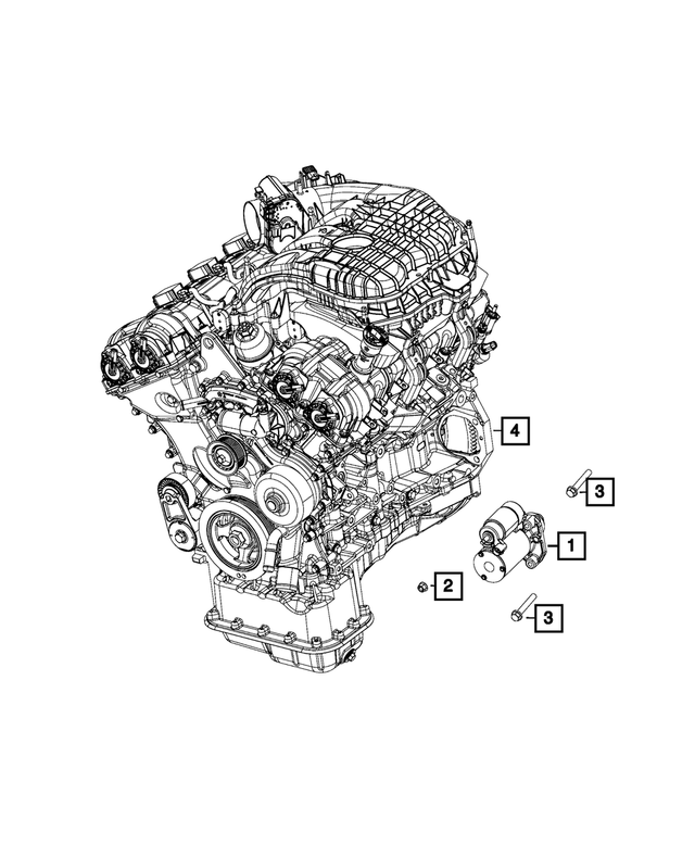 « 6102225AA – Electrical : Tête Hexagonale Vis Et Rondelle, Montage pour Mopar Image »
