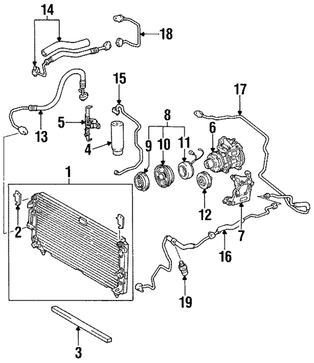 8844026090 - : Accessory Drive Belt Idler Pulley for Toyota Image