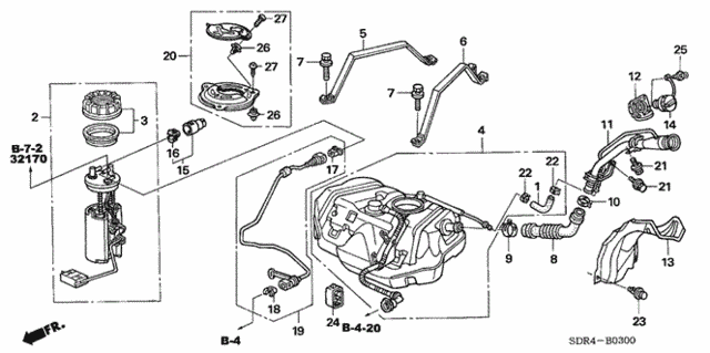 Fuel Tank ('05) for 2005 Honda Accord #0