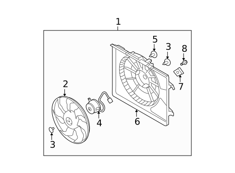 Cooling Fan for 2012 Hyundai Elantra #0