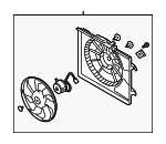 253802H150 - : Fan Assembly for Hyundai: Elantra Image