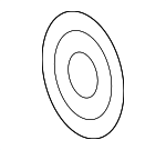 16659AD010 - Cooling System: Idler Pulley Cover Plate for Toyota Image