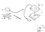 65908375944 - Audio, Navigation, Electronic Systems: Gps Antenna for BMW Image